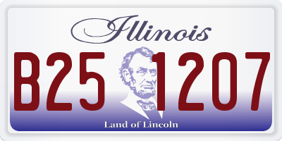 IL license plate B251207