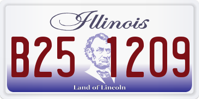 IL license plate B251209