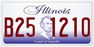 IL license plate B251210