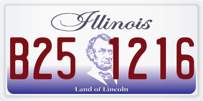 IL license plate B251216
