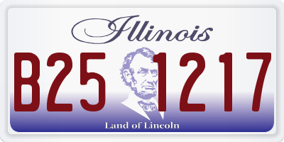 IL license plate B251217