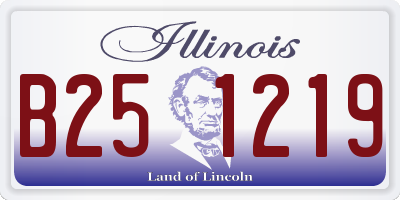 IL license plate B251219