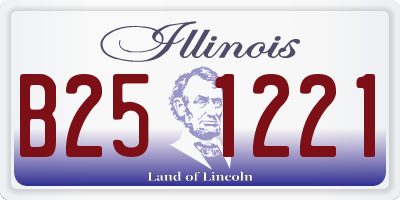 IL license plate B251221