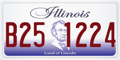 IL license plate B251224