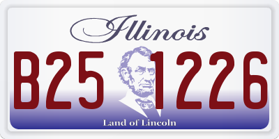 IL license plate B251226