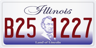 IL license plate B251227