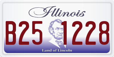 IL license plate B251228