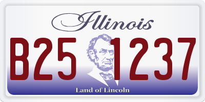 IL license plate B251237