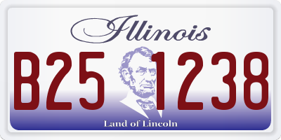 IL license plate B251238