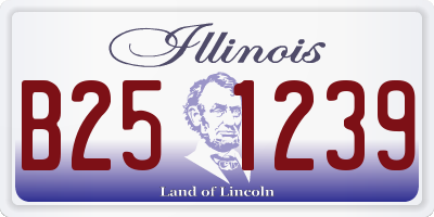 IL license plate B251239