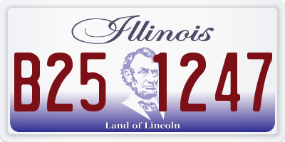IL license plate B251247