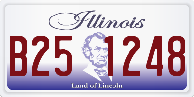 IL license plate B251248