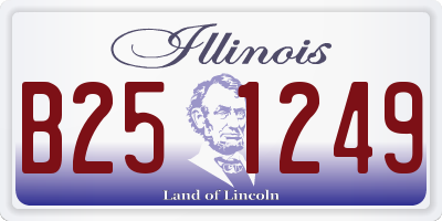 IL license plate B251249