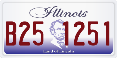 IL license plate B251251