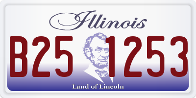 IL license plate B251253