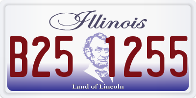 IL license plate B251255