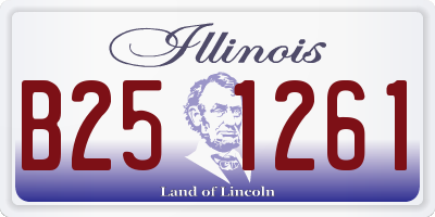 IL license plate B251261