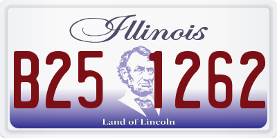 IL license plate B251262