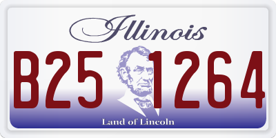 IL license plate B251264
