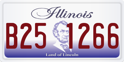 IL license plate B251266
