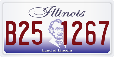 IL license plate B251267