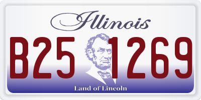 IL license plate B251269