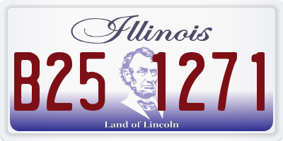 IL license plate B251271