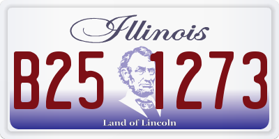 IL license plate B251273