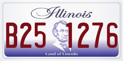 IL license plate B251276