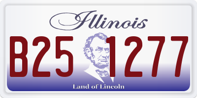 IL license plate B251277