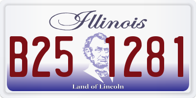 IL license plate B251281