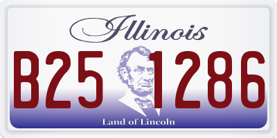 IL license plate B251286