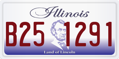 IL license plate B251291