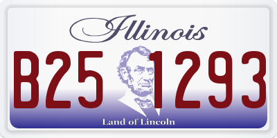 IL license plate B251293