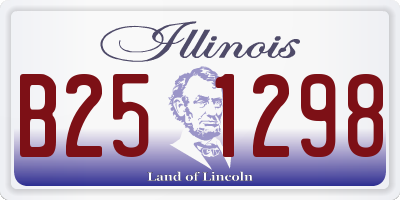 IL license plate B251298