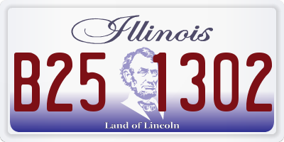 IL license plate B251302
