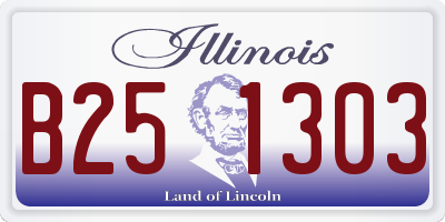 IL license plate B251303