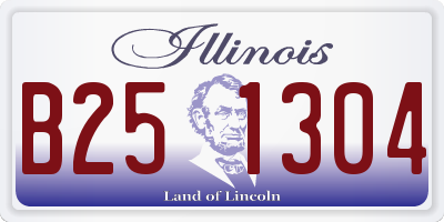 IL license plate B251304