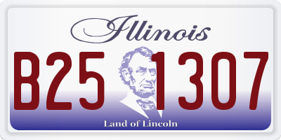 IL license plate B251307