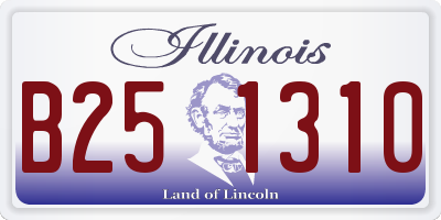 IL license plate B251310