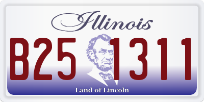 IL license plate B251311