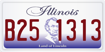 IL license plate B251313