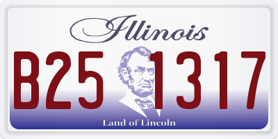 IL license plate B251317