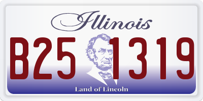 IL license plate B251319