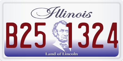 IL license plate B251324