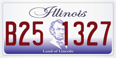 IL license plate B251327
