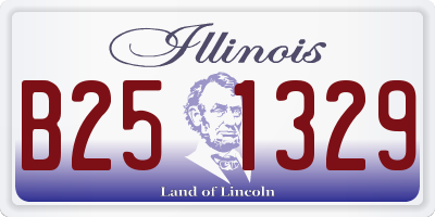 IL license plate B251329