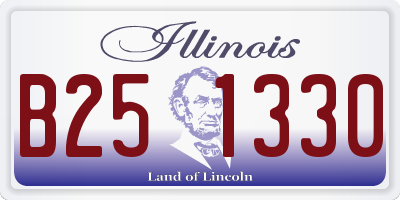 IL license plate B251330