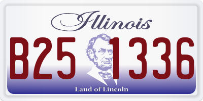 IL license plate B251336