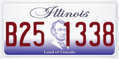 IL license plate B251338